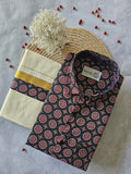 Premium Ajrakh Shirt & Double Mundu Combo