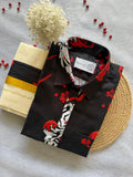 Printed Shirt & Double Mundu Combo