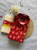 Printed Shirt & Double Mundu Combo