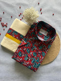 Printed Shirt & Double Mundu Combo
