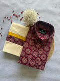 Premium Ajrakh Shirt & Double Mundu Combo